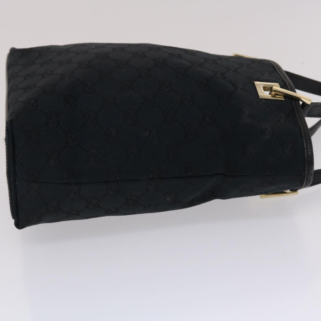 GUCCI GG Canvas Hand Bag Black  49083