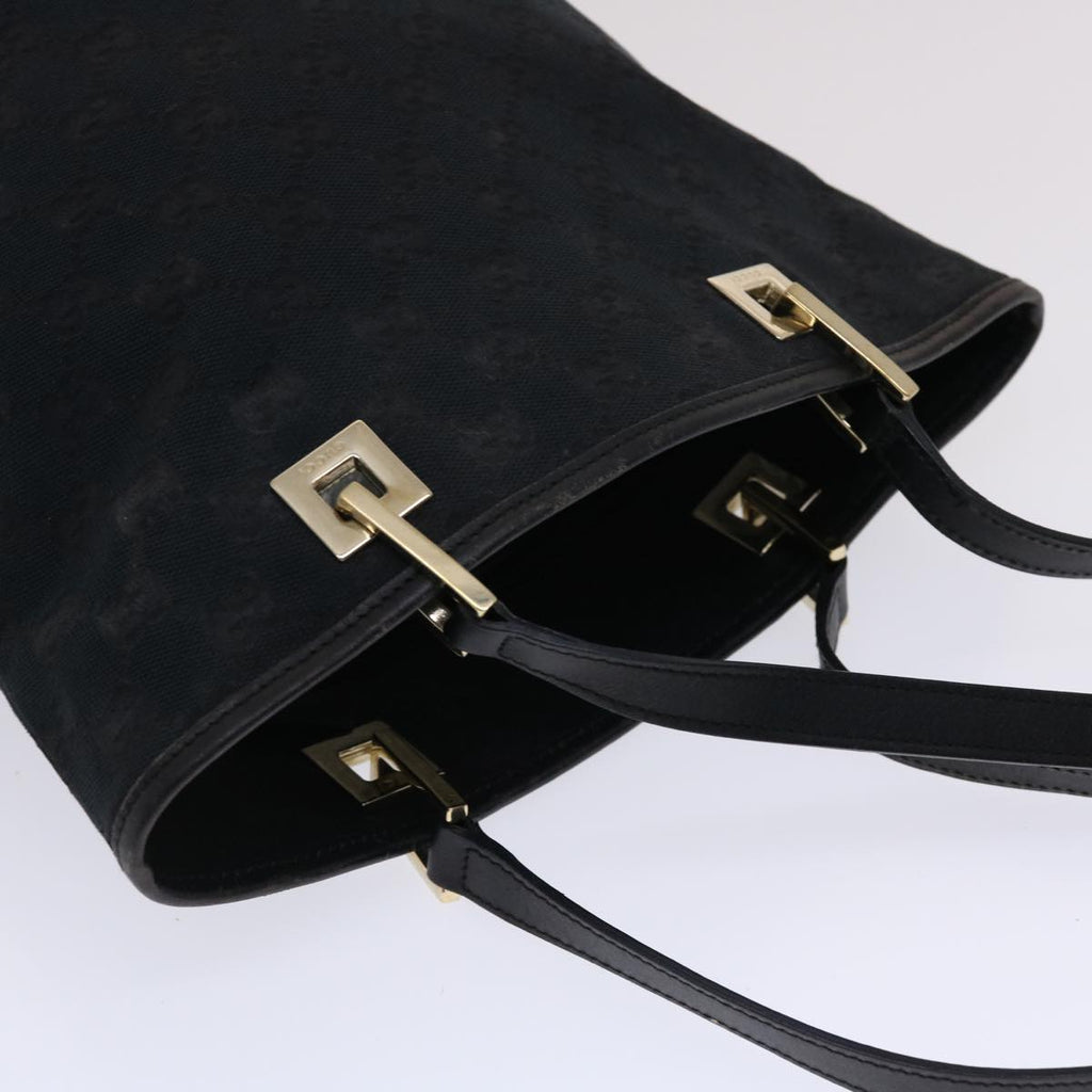 GUCCI GG Canvas Hand Bag Black  49083