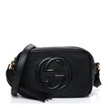 Gucci Pebbled Calfskin Small Soho Disco Bag Black