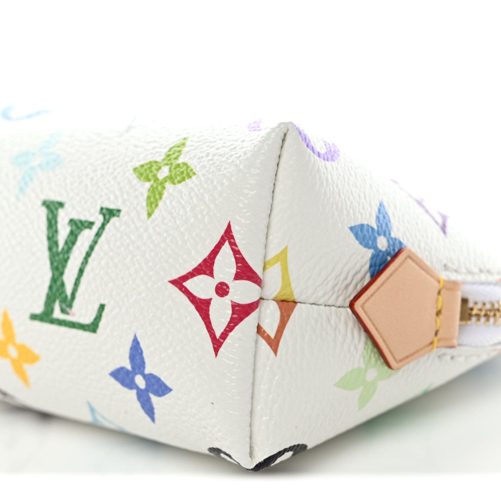 Louis Vuitton LV X TM Monogram Multicolor Cosmetic Pouch PM White