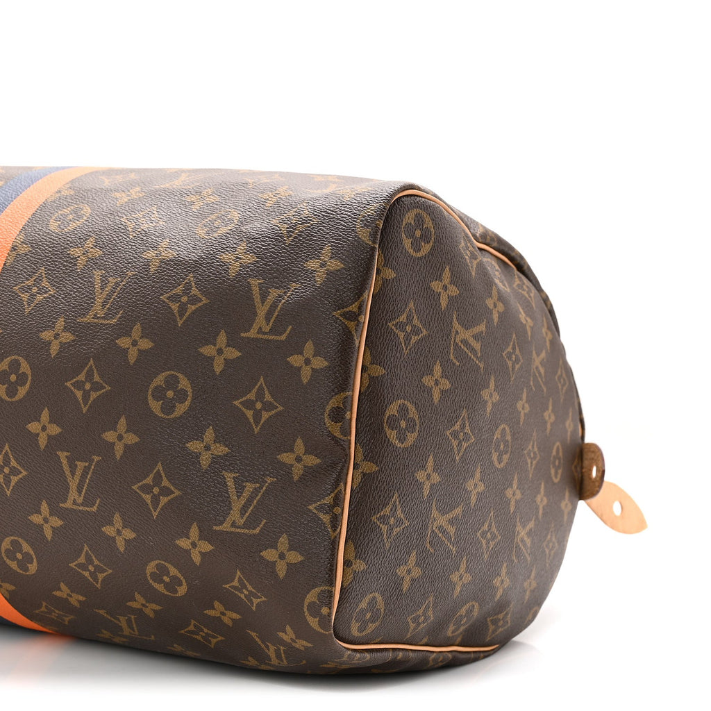 Louis Vuitton Monogram My LV Heritage Speedy 40 Orange Navy