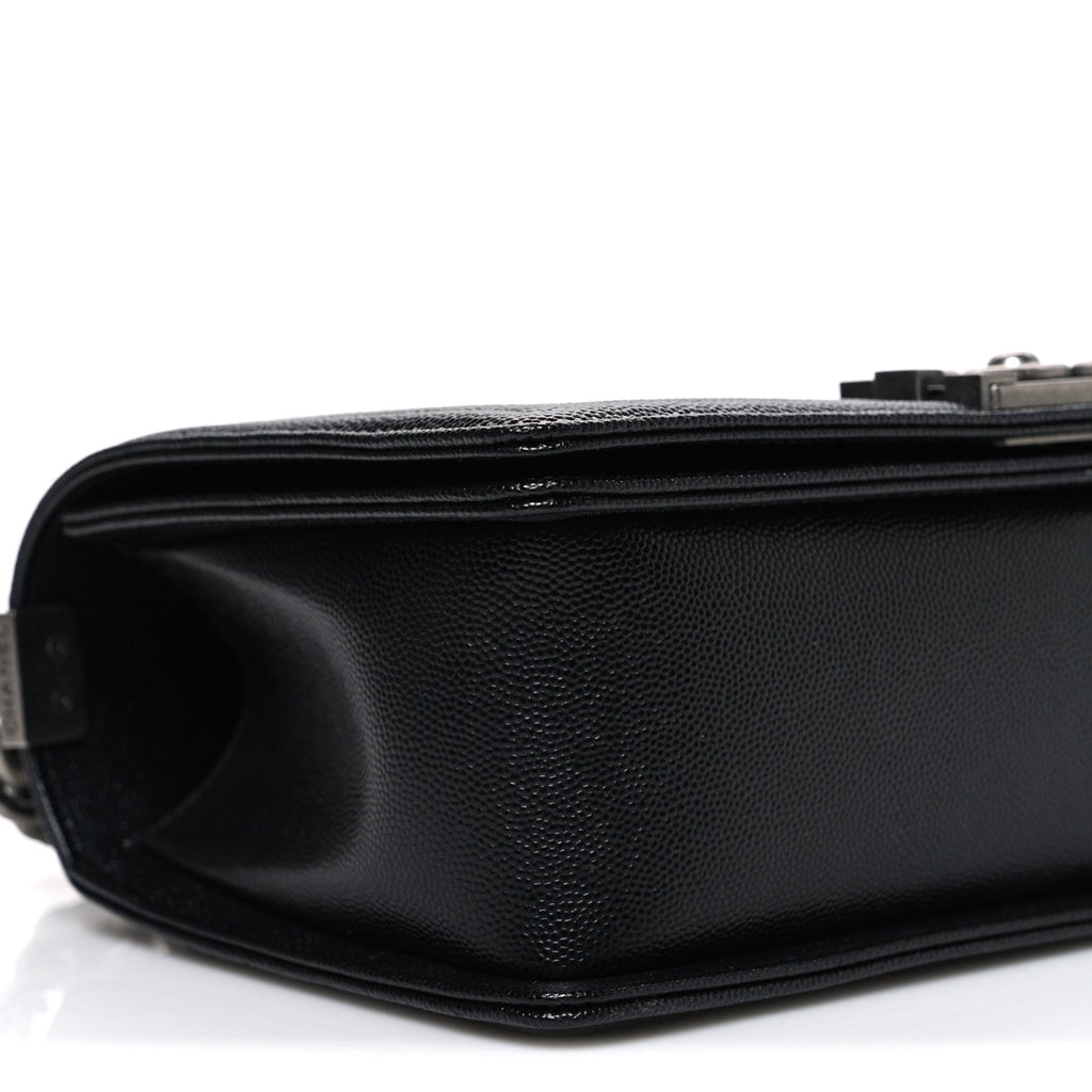 Chanel Caviar Quilted Medium Boy Flap Black