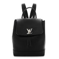 Louis Vuitton Calfskin Lockme Backpack Black