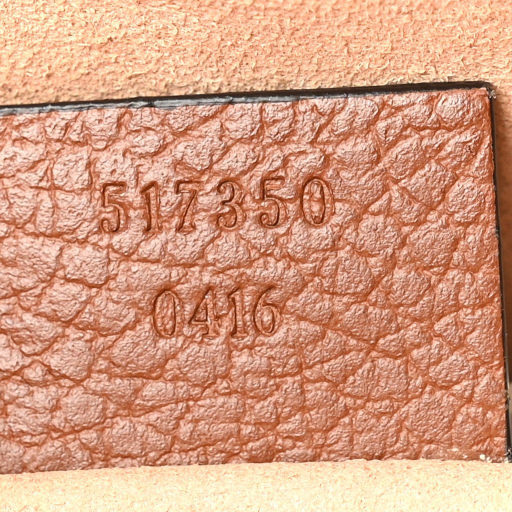 Gucci New Denim GG Monogram Dollar Calfskin Mini Ophidia Shoulder Bag Blue Tea Cuir Epilog