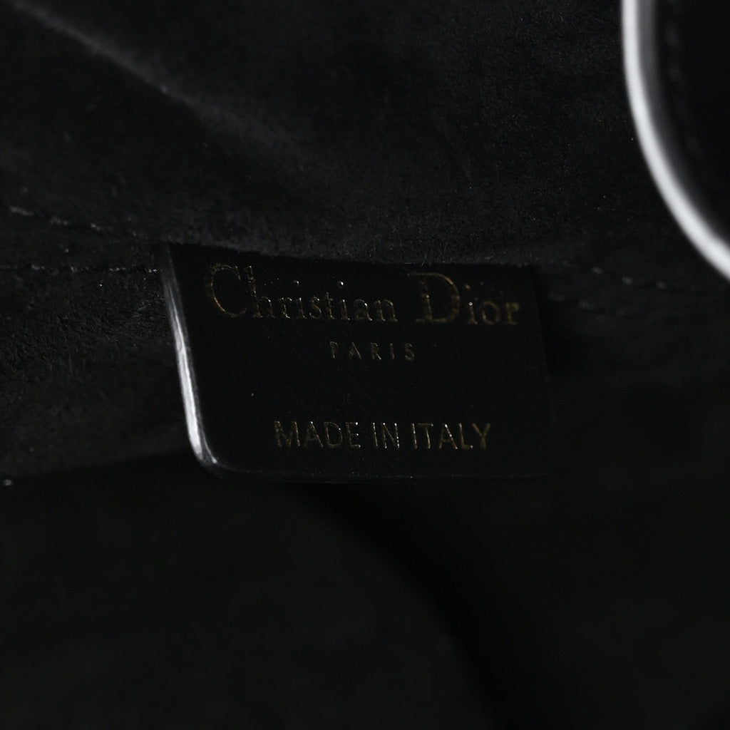 Christian Dior Calfskin Macrocannage Large Toujours Black