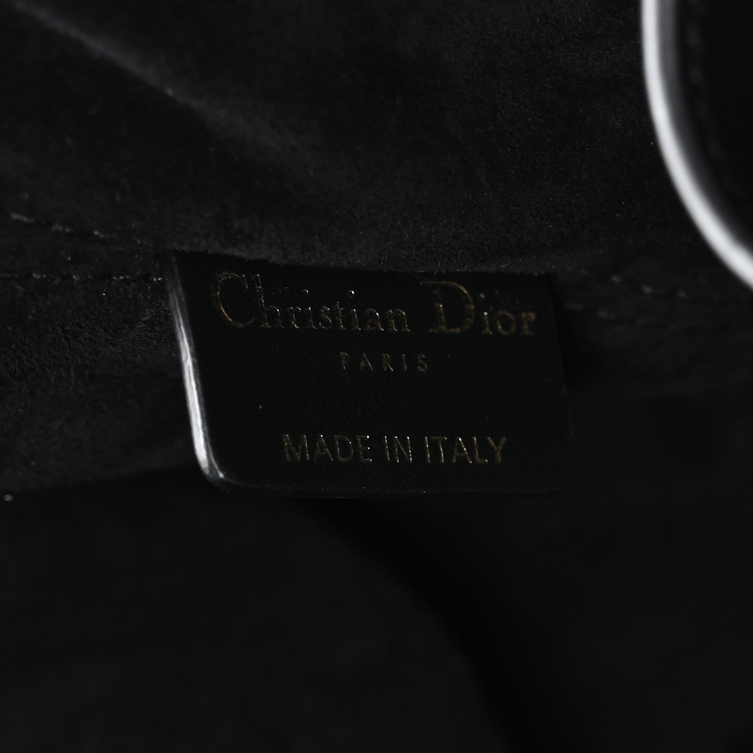 Christian Dior Calfskin Macrocannage Large Toujours Black
