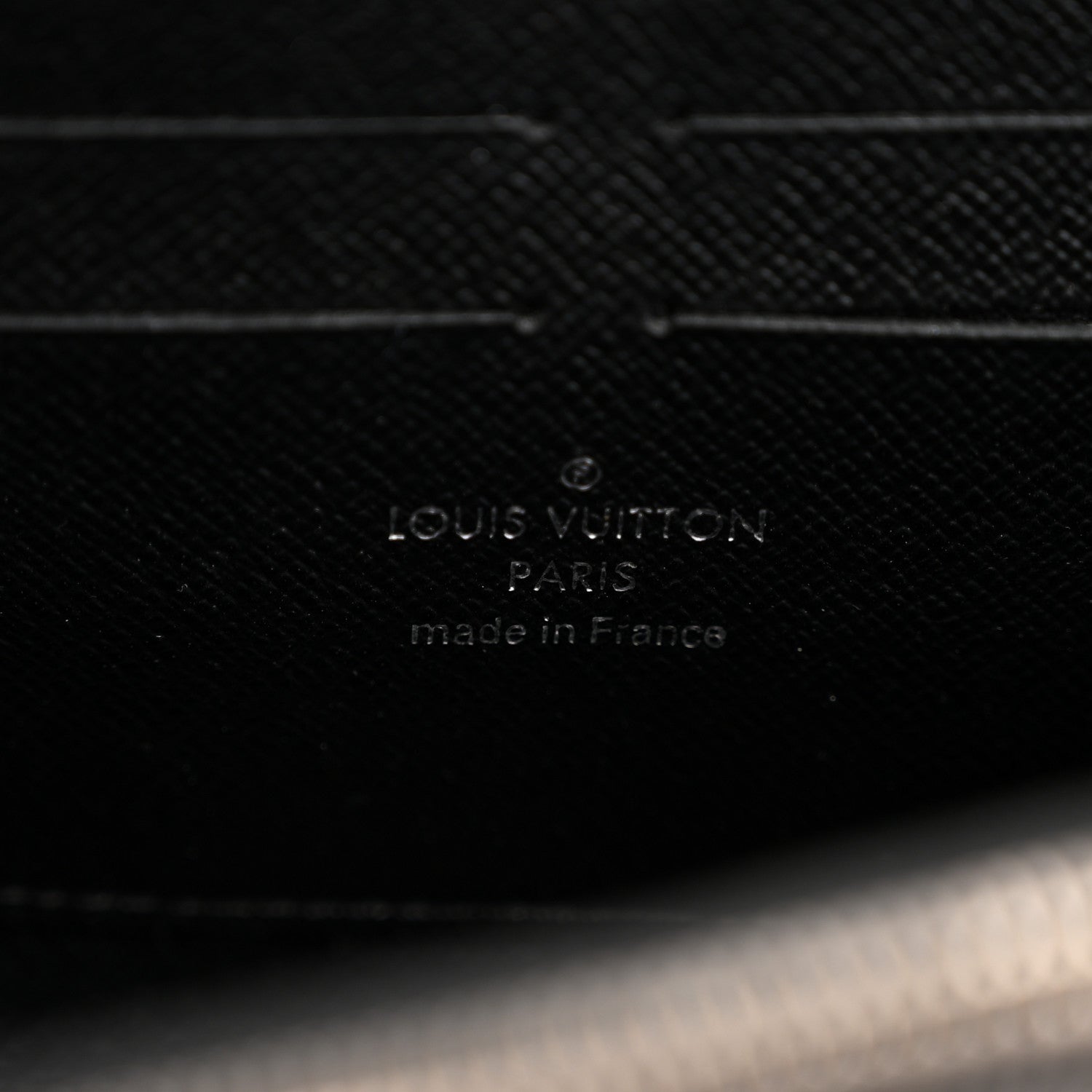 Louis Vuitton Monogram Kabuki Chain Wallet Black
