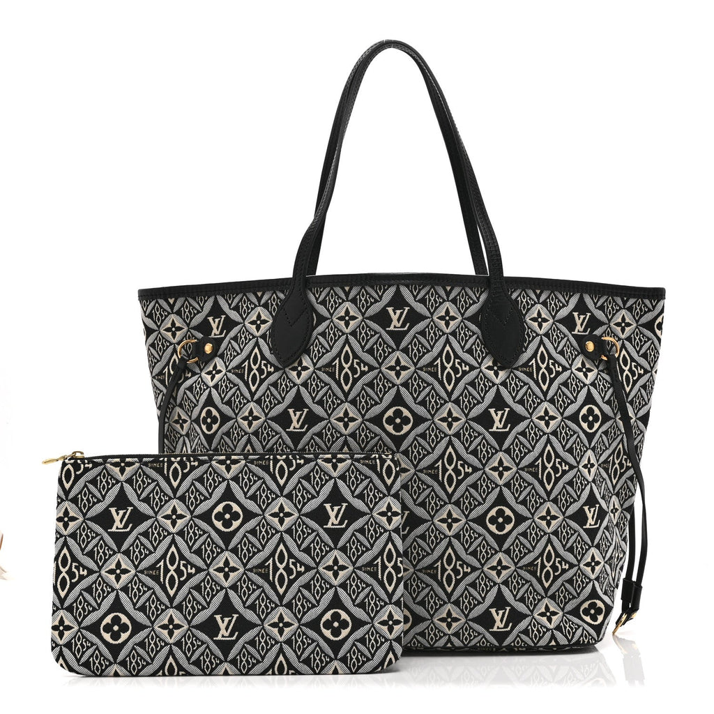 Louis Vuitton Jacquard Since 1854 Neverfull MM Grey
