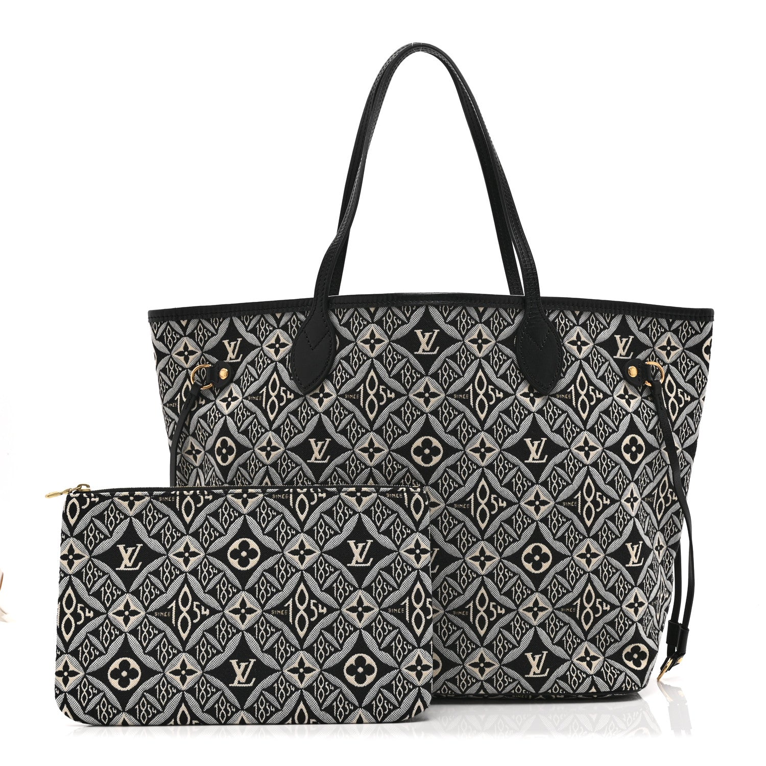 Louis Vuitton Jacquard Since 1854 Neverfull MM Grey