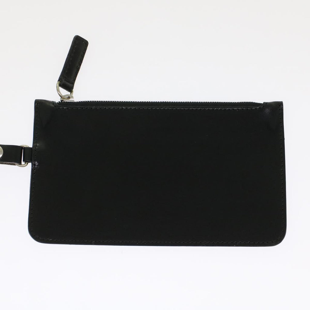 FENDI Zucchino Canvas Tote Bag Nylon Leather Black  49283