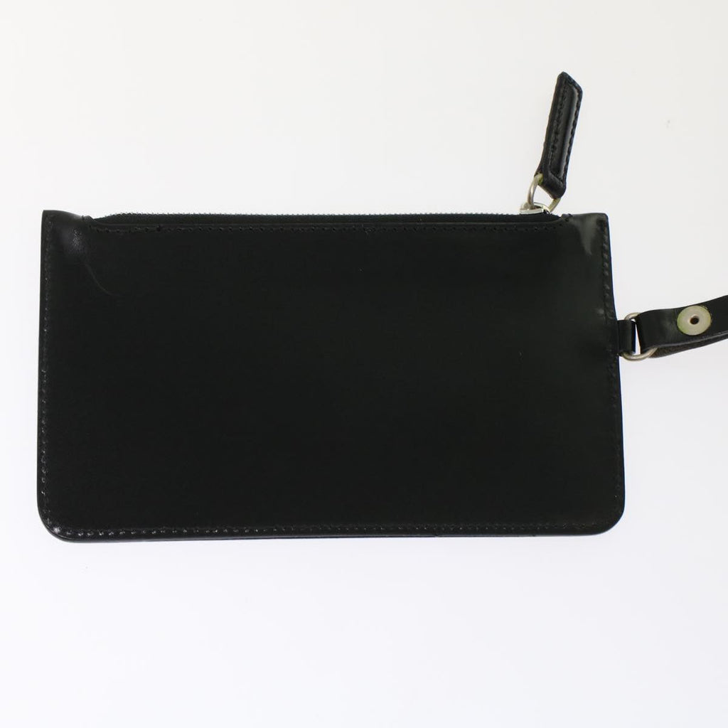 FENDI Zucchino Canvas Tote Bag Nylon Leather Black  49283