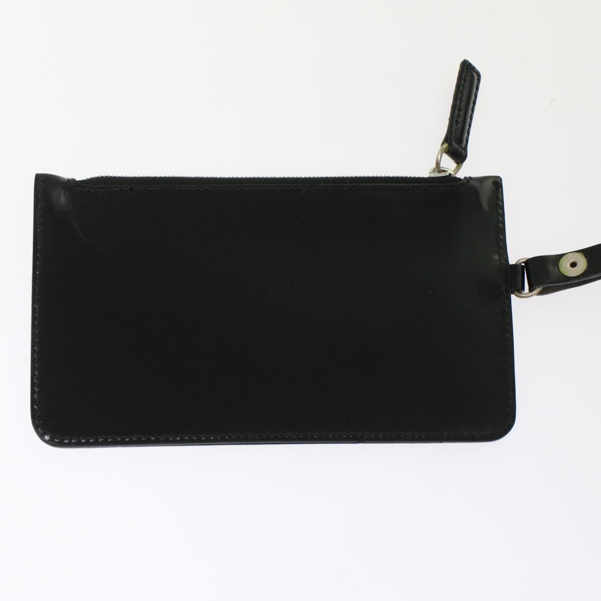 FENDI Zucchino Canvas Tote Bag Nylon Leather Black  49283