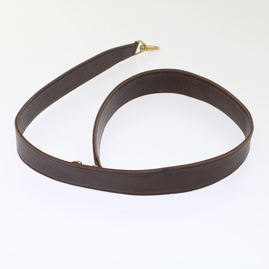 GUCCI Bamboo Hand Bag Leather 2way Brown  49284