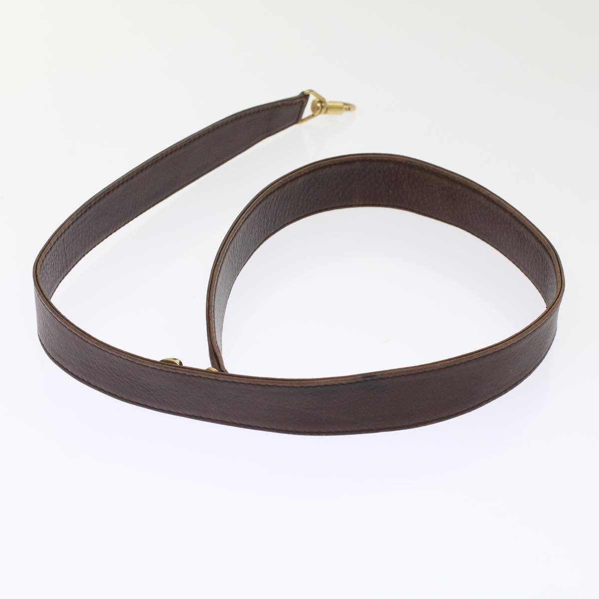 GUCCI Bamboo Hand Bag Leather 2way Brown  49284