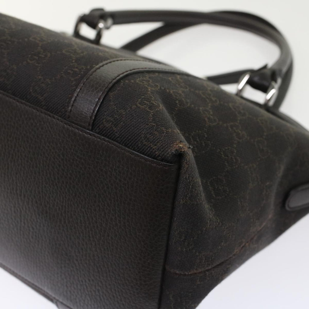 GUCCI GG Canvas Hand Bag 2way Brown  49293
