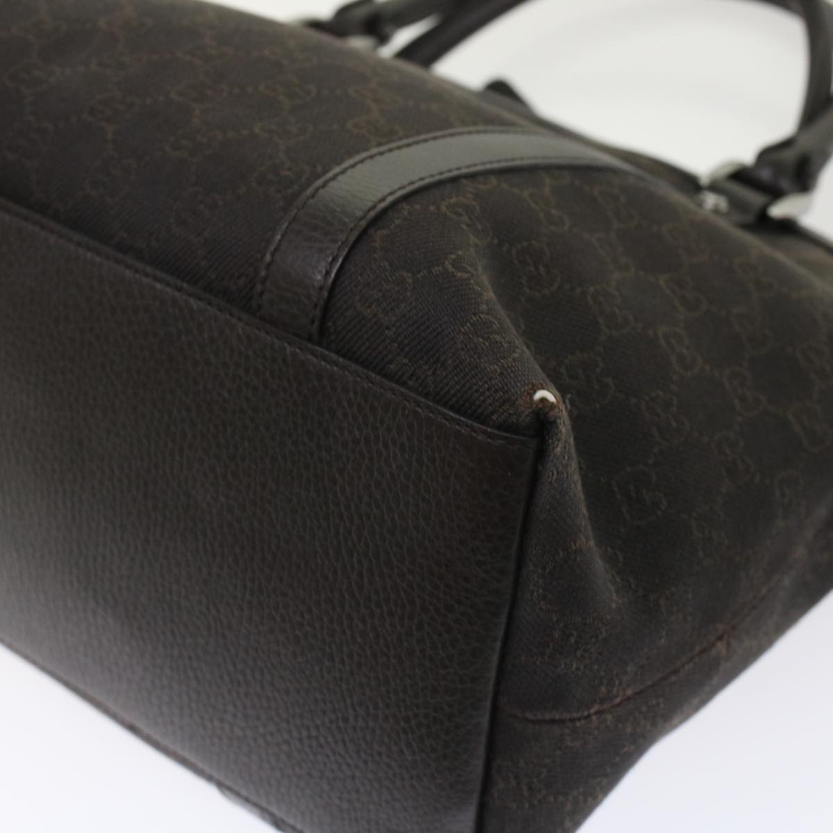 GUCCI GG Canvas Hand Bag 2way Brown  49293