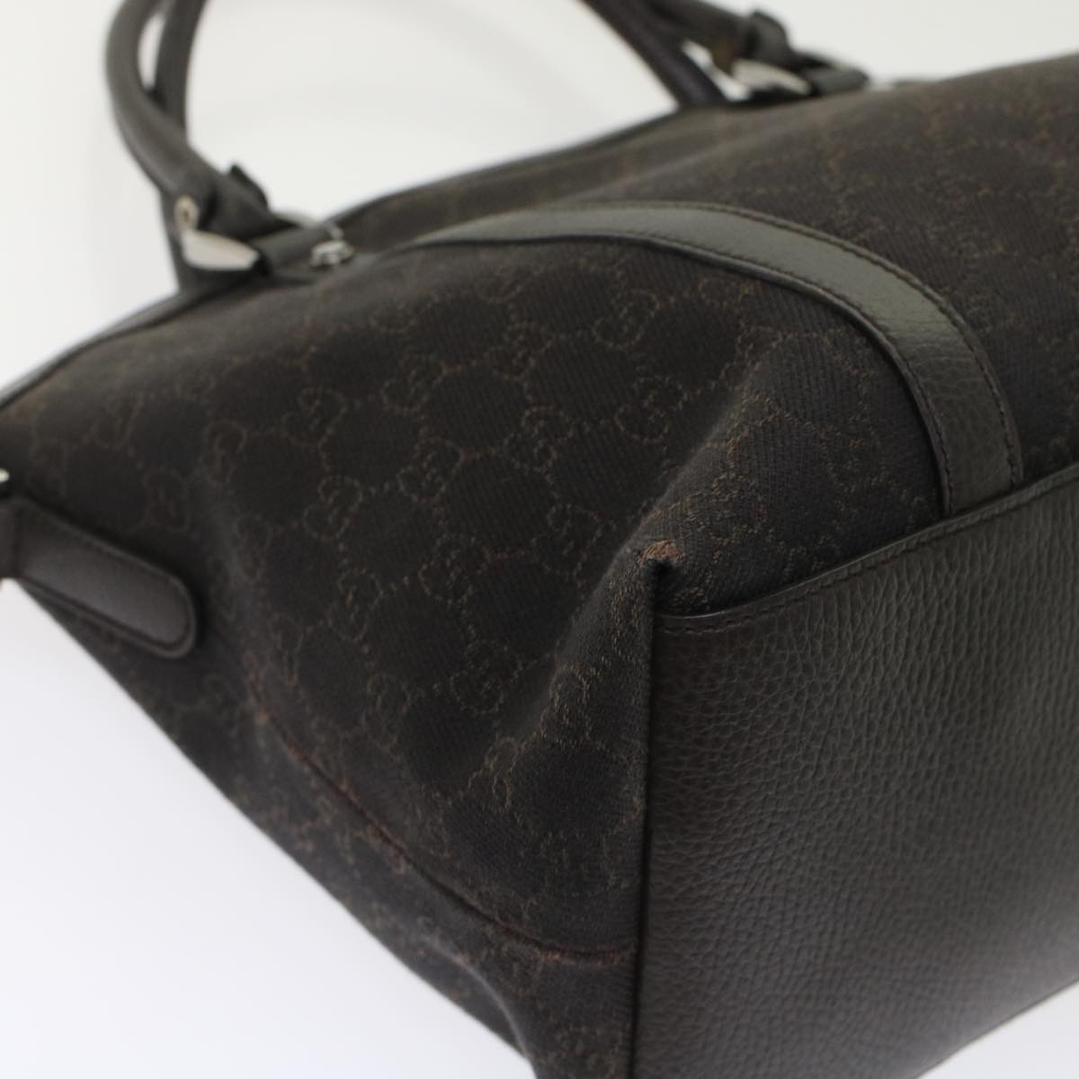 GUCCI GG Canvas Hand Bag 2way Brown  49293
