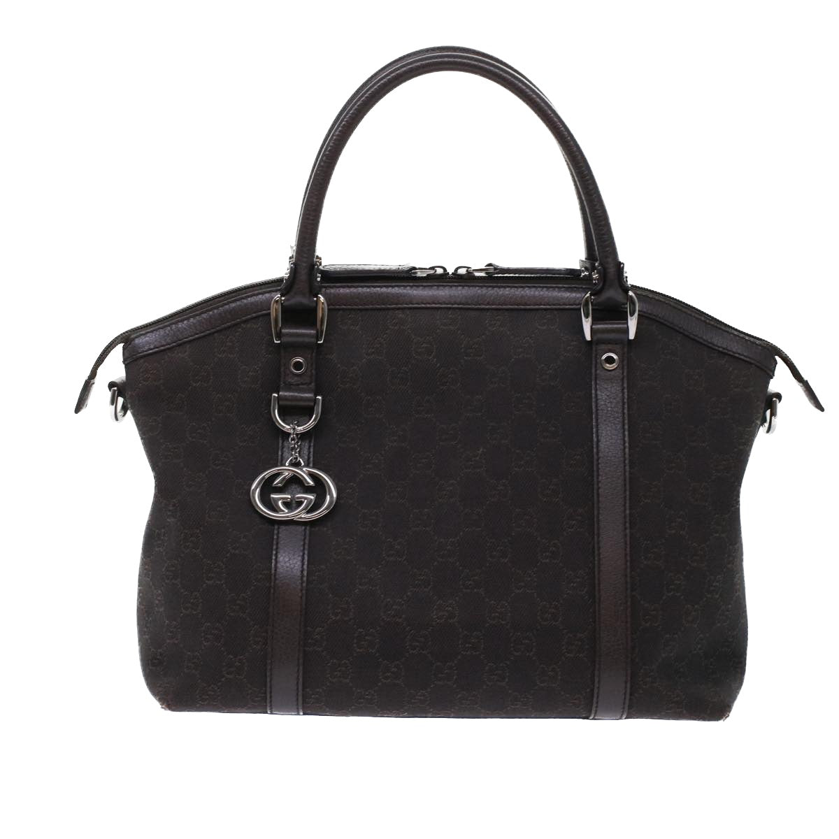 GUCCI GG Canvas Hand Bag 2way Brown  49293