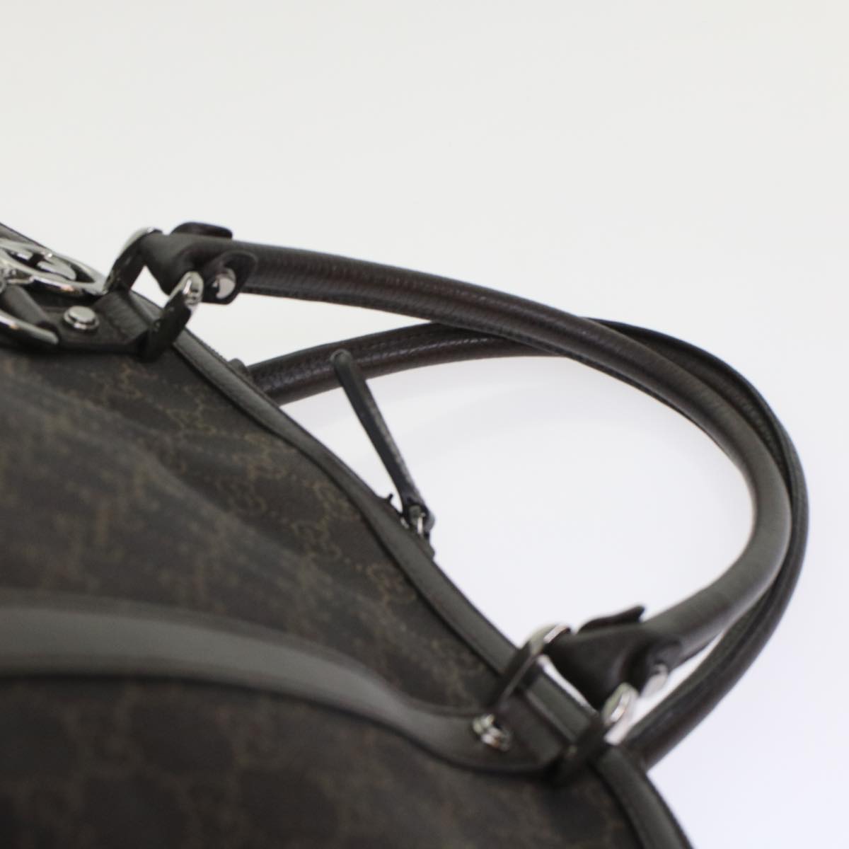 GUCCI GG Canvas Hand Bag 2way Brown  49293