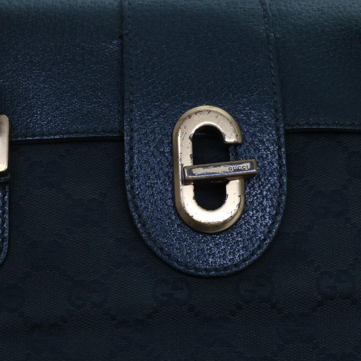 GUCCI GG Canvas Hand Bag Black  49297