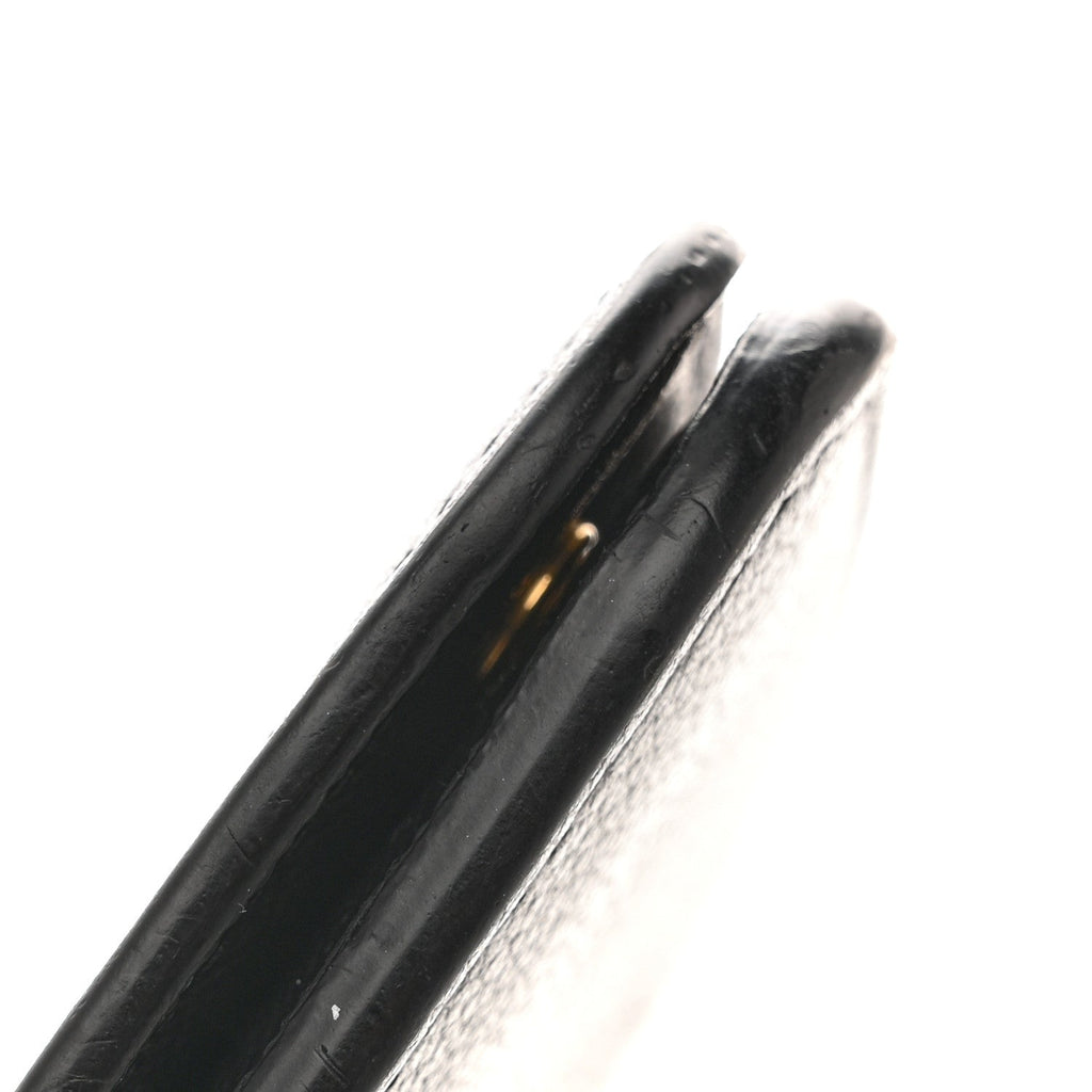 Louis Vuitton Monogram Calfskin Kimono Wallet Black