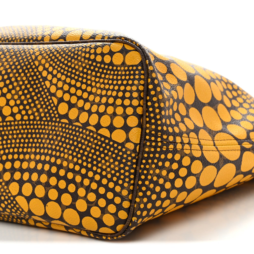 Louis Vuitton Monogram Kusama Waves Neverfull MM Yellow