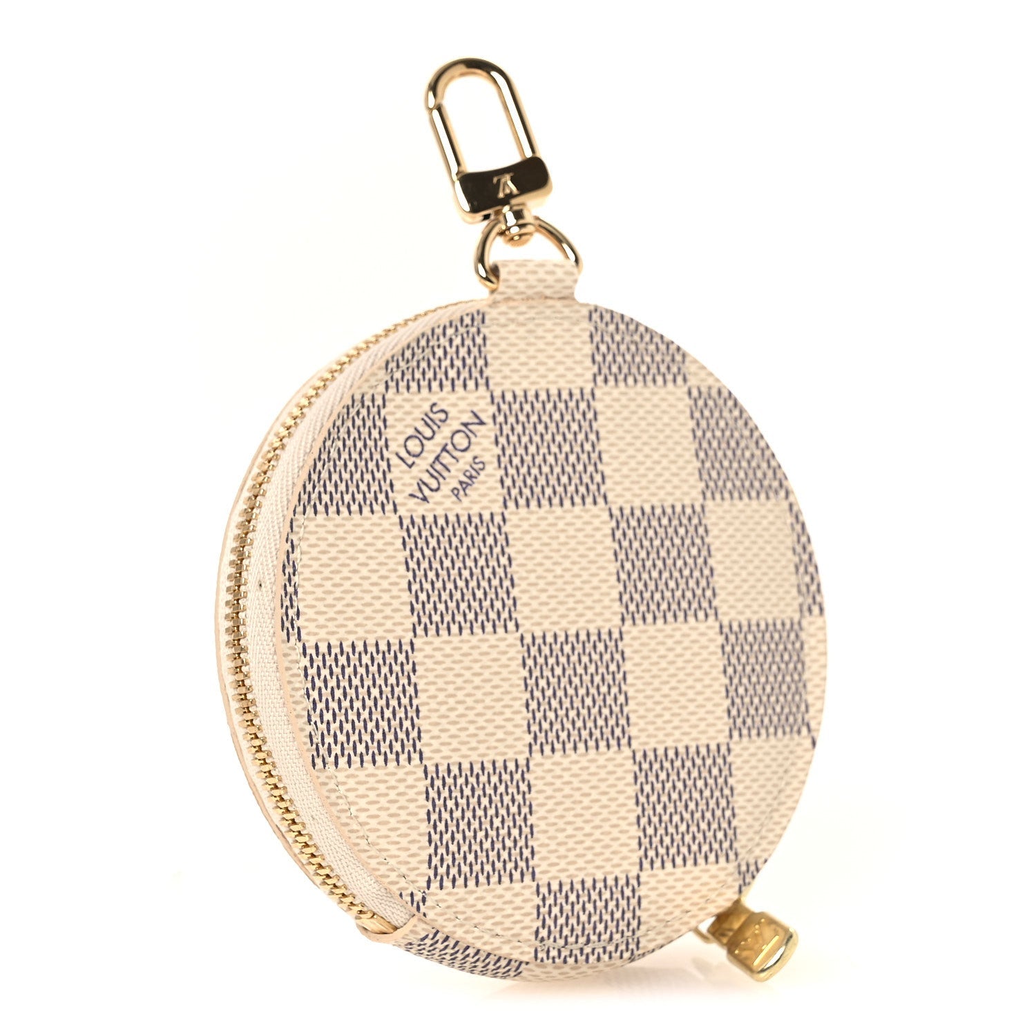 Louis Vuitton Damier Azur 2021 Christmas Animation Hollywood Bag Charm Fuchsia