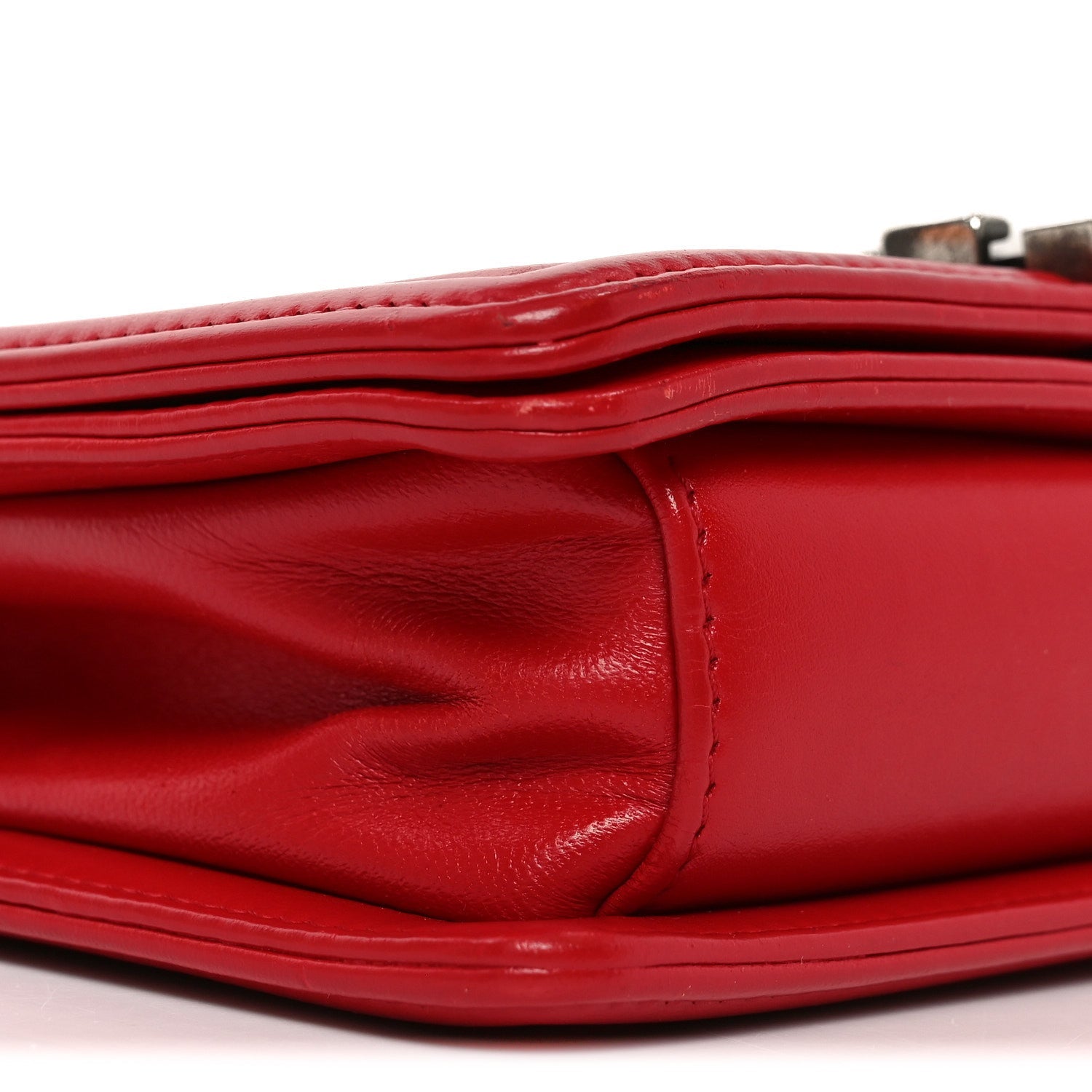 Chanel Galuchat Stingray Small Boy Flap Red
