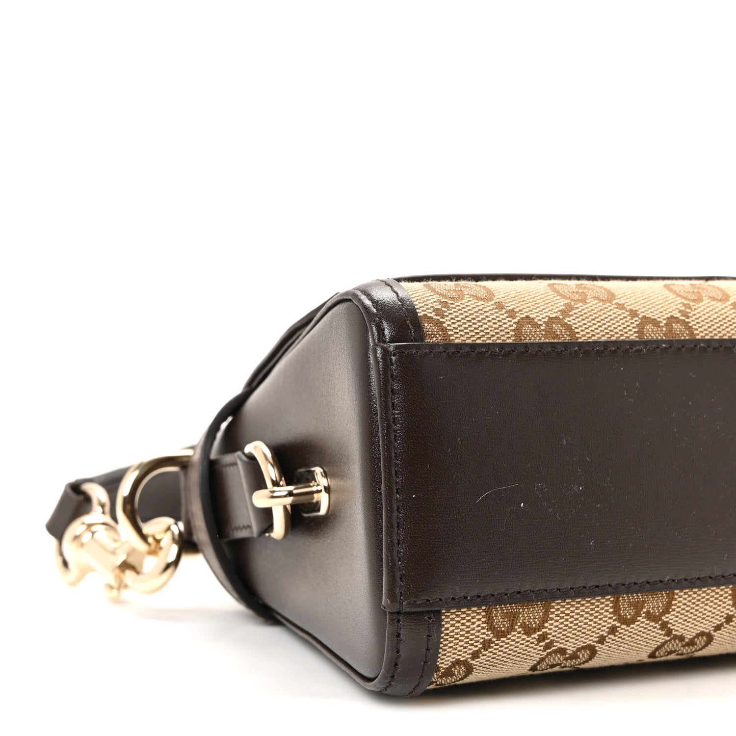 Gucci GG Monogram Medium Luce Shoulder Bag Beige Ebony