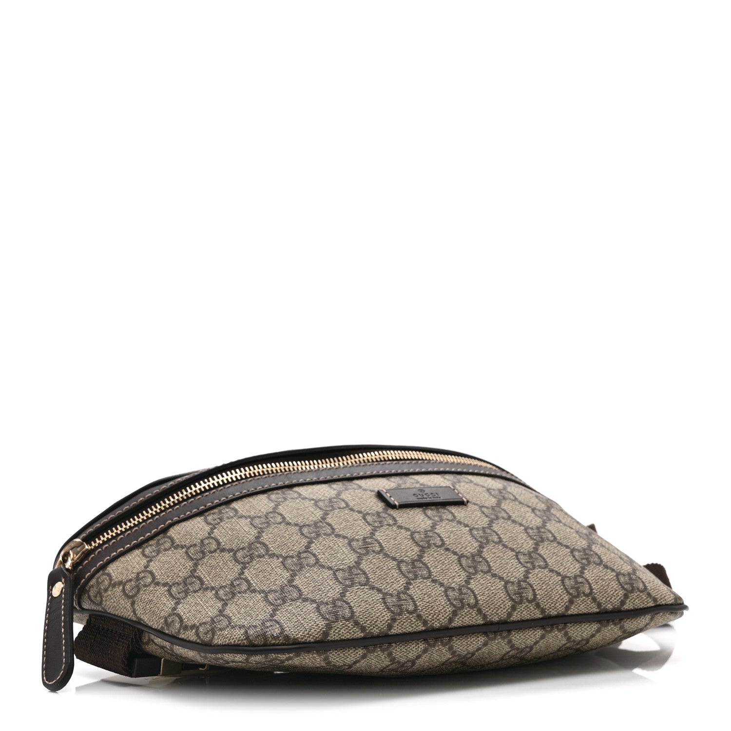 Gucci GG Supreme Monogram Belt Bag Dark Brown