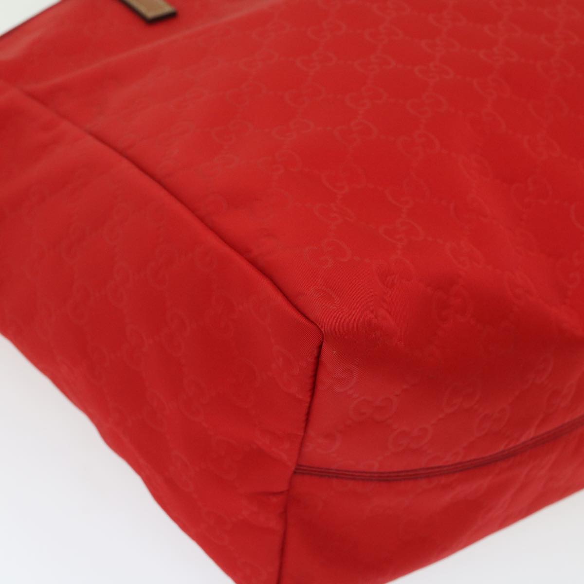 GUCCI GG Canvas Hand Bag Red 282439  49409