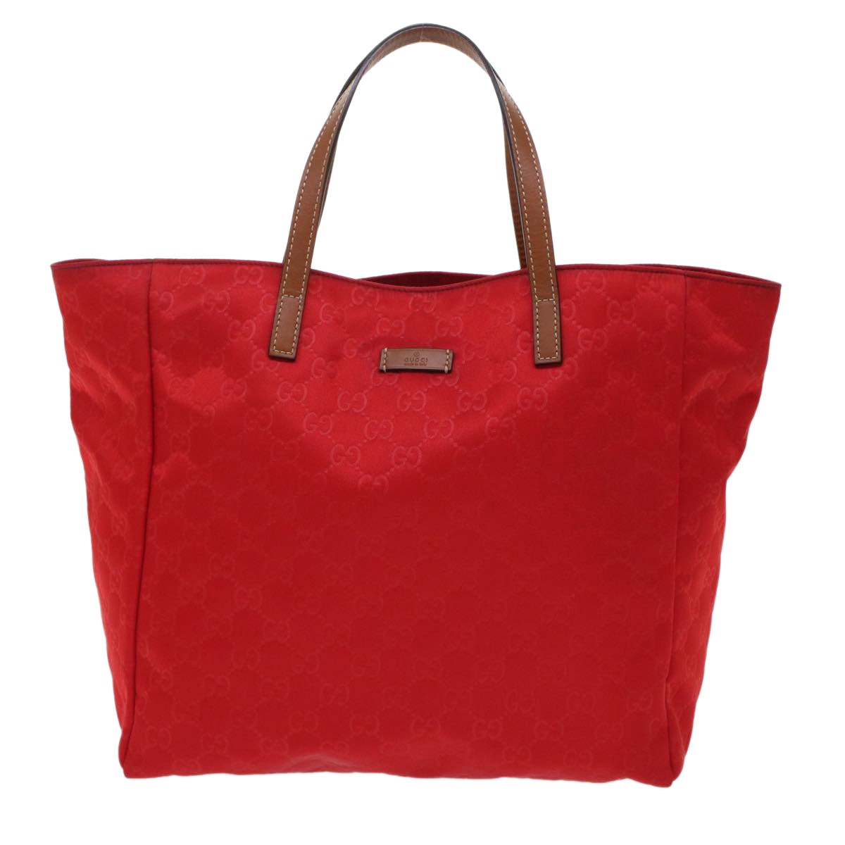 GUCCI GG Canvas Hand Bag Red 282439  49409
