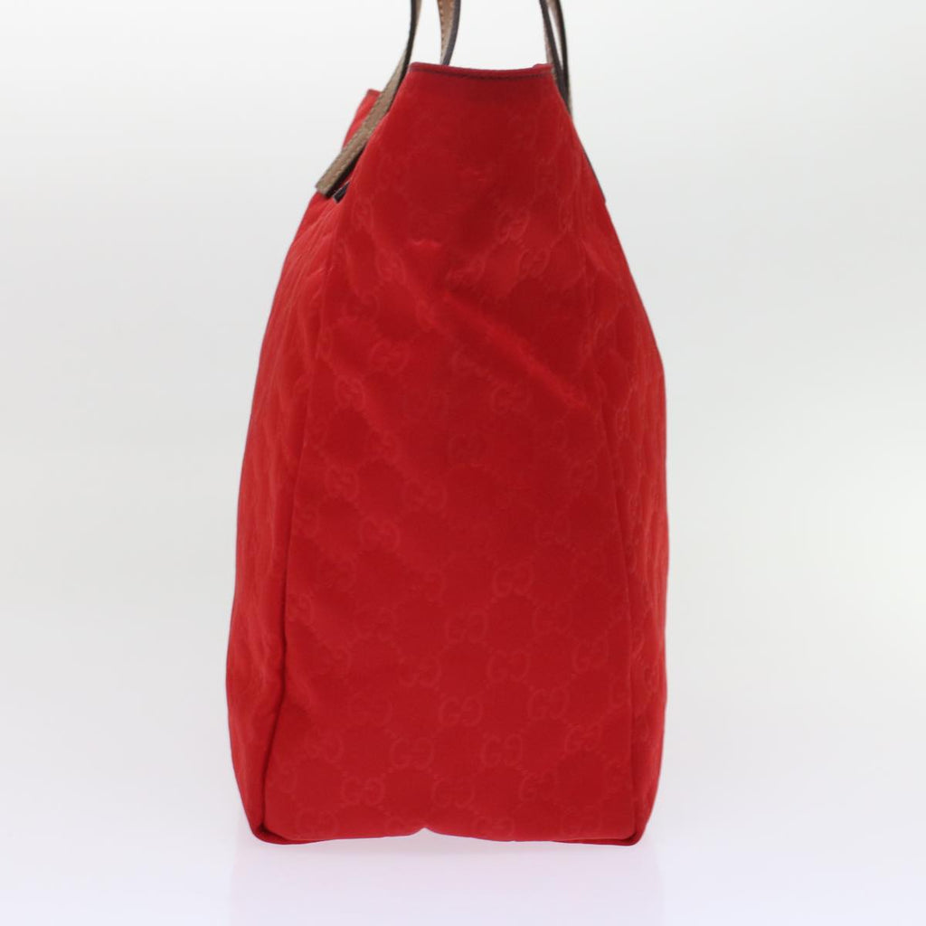 GUCCI GG Canvas Hand Bag Red 282439  49409