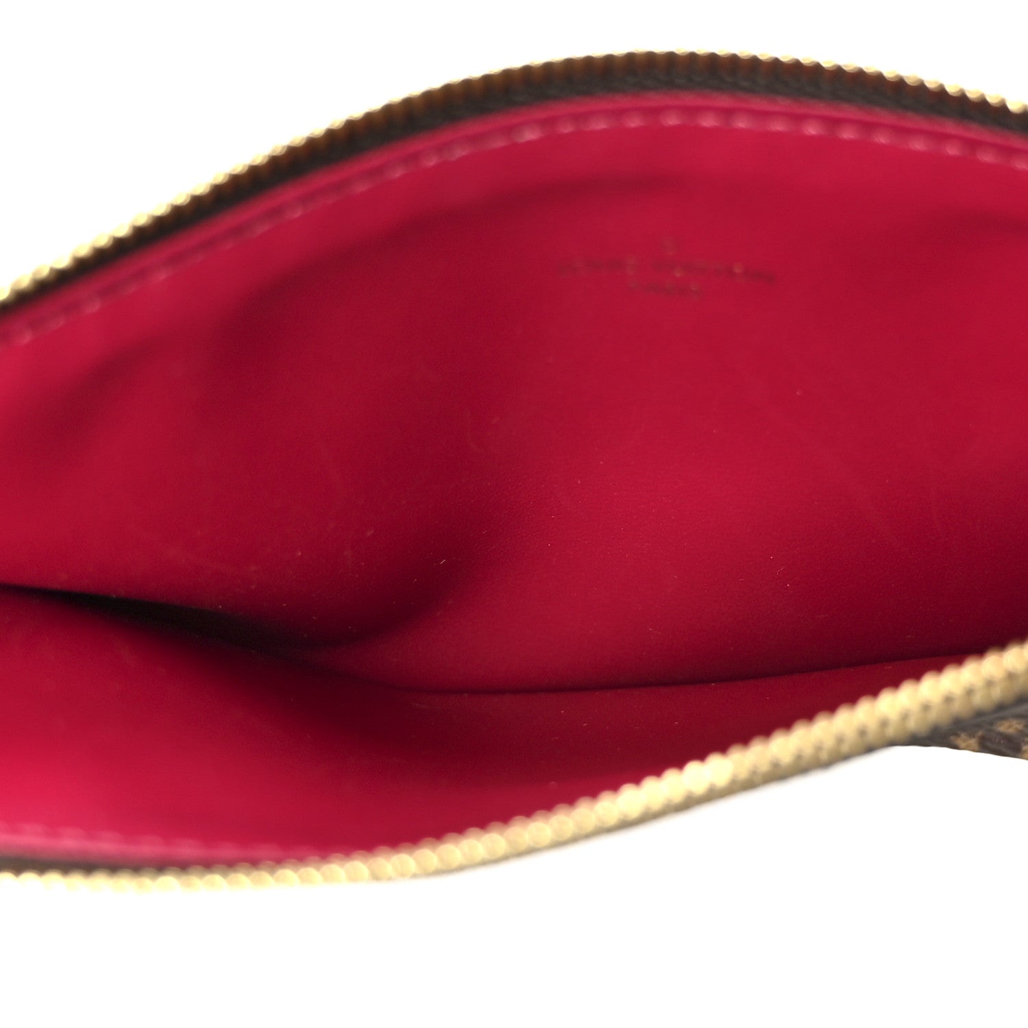 Louis Vuitton Monogram Pochette Felicie Chain Wallet Fuchsia