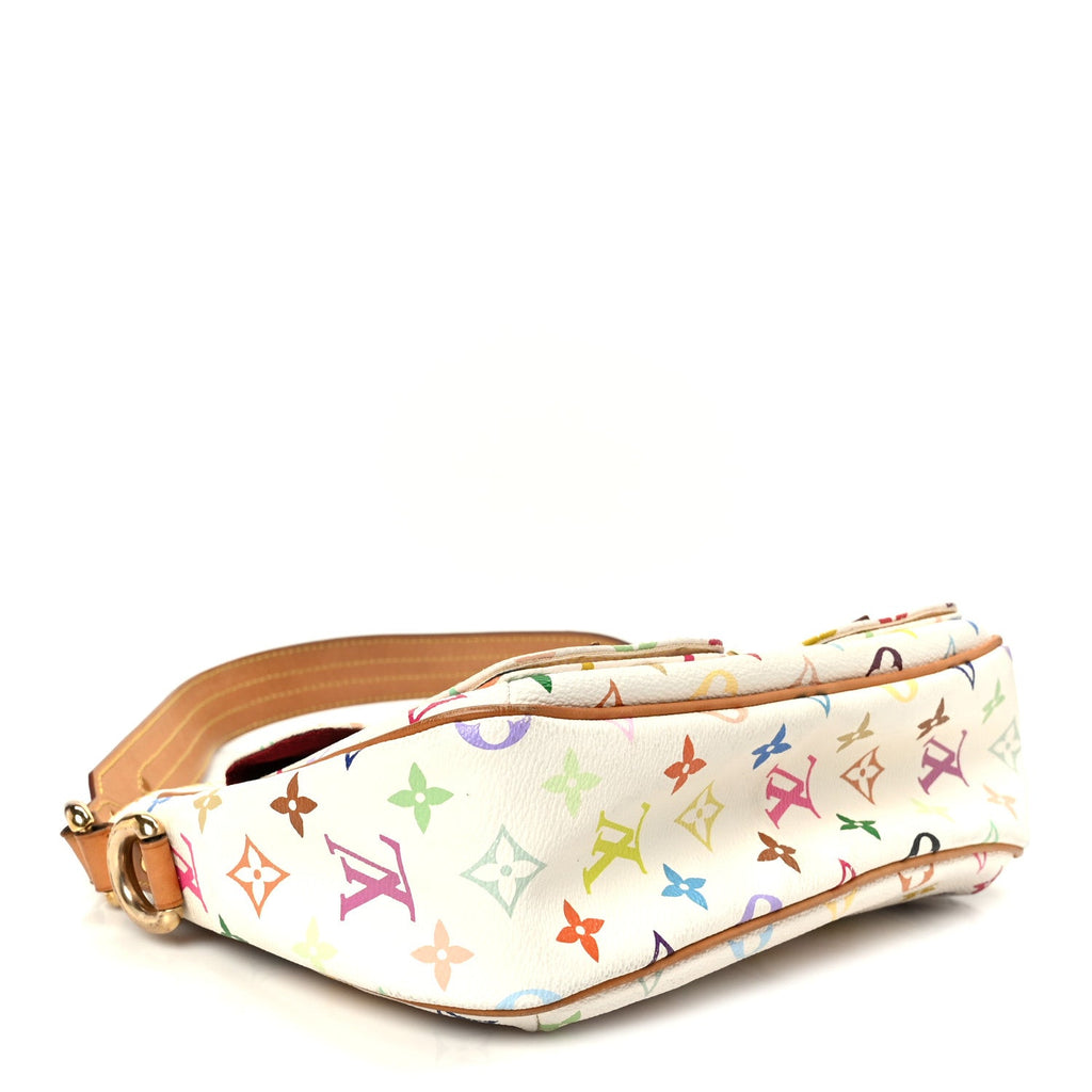 Louis Vuitton Monogram Multicolor Lodge PM White