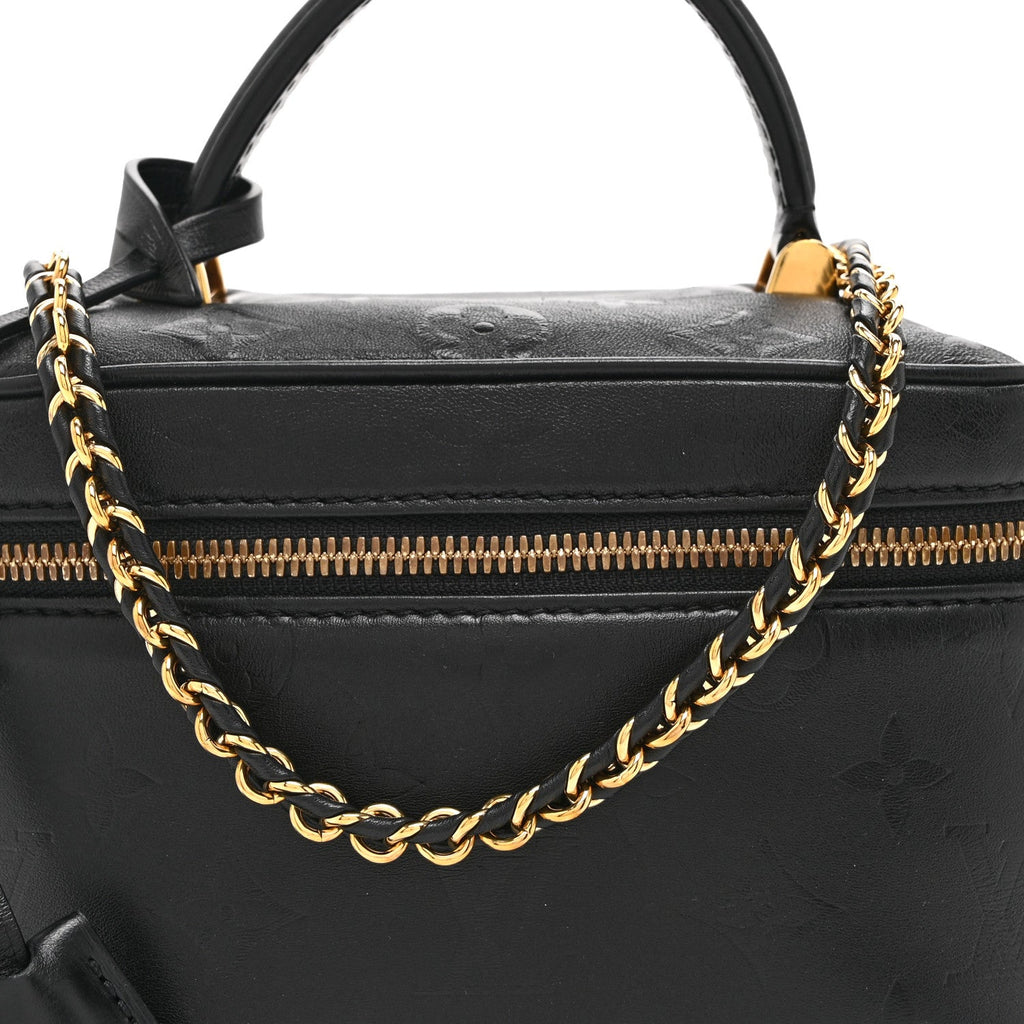 Louis Vuitton Monogram Ink Vanity PM Black