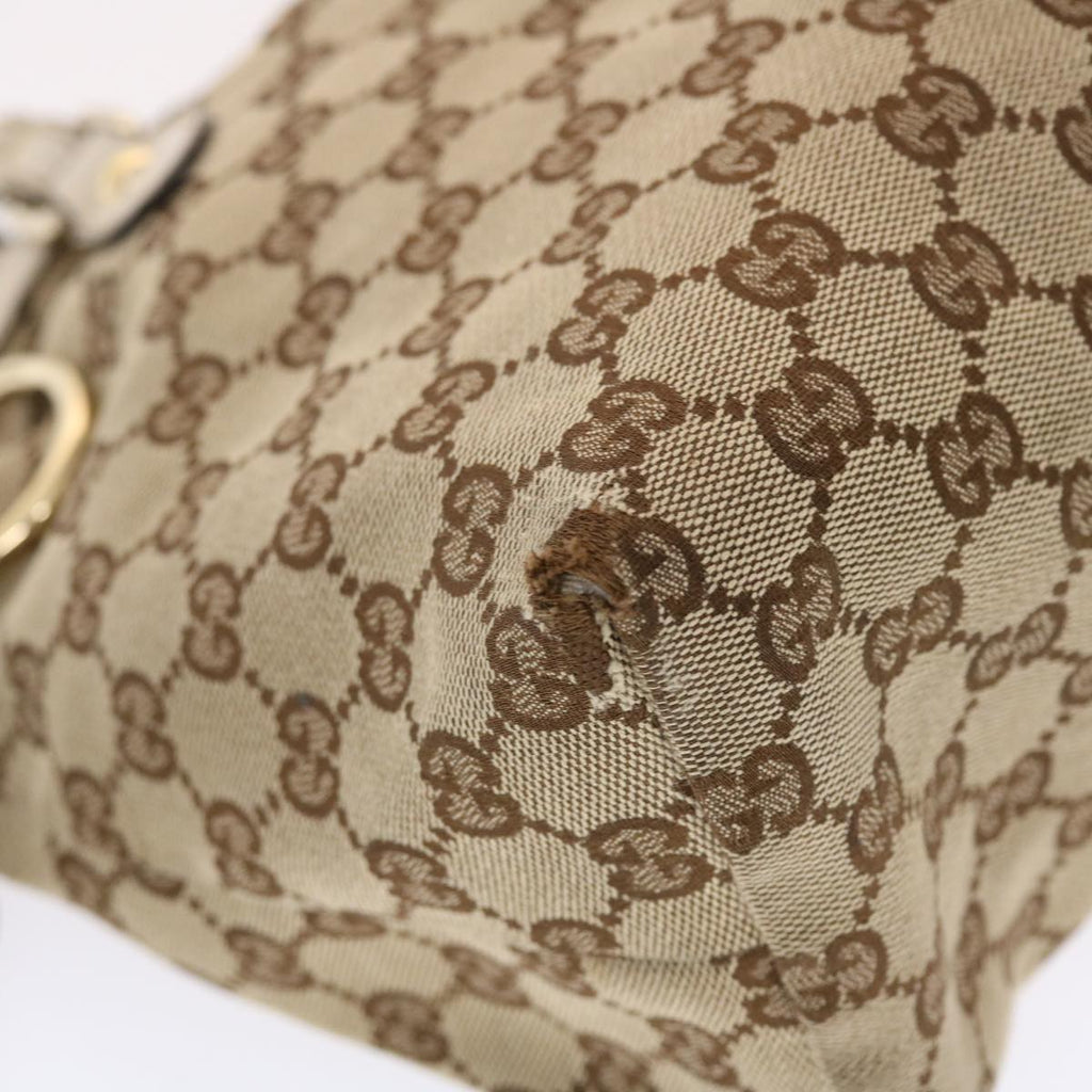 GUCCI GG Canvas Tote Bag Beige 211942  49604