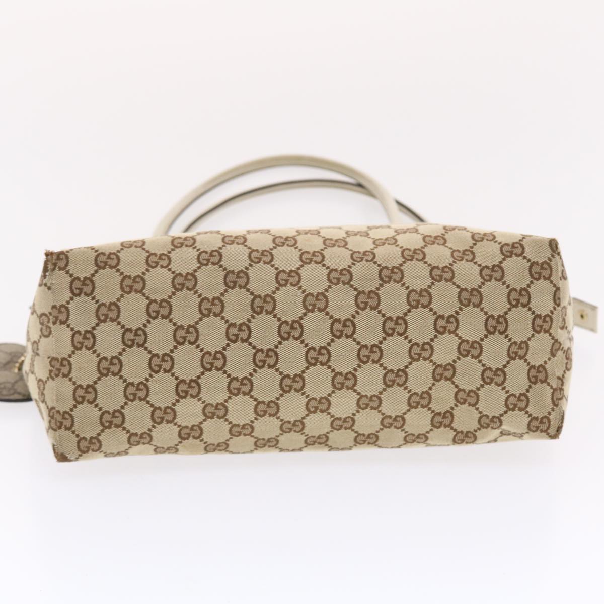 GUCCI GG Canvas Tote Bag Beige 211942  49604
