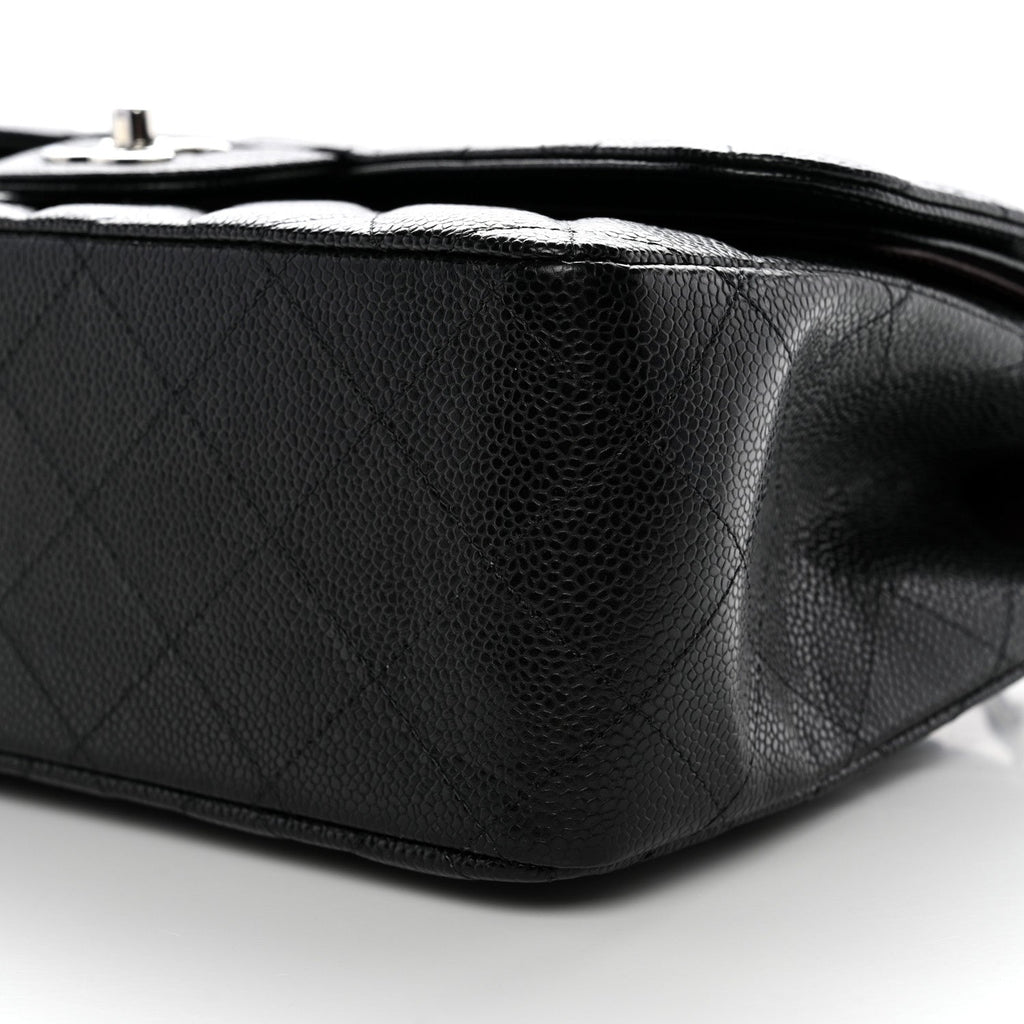Chanel Caviar Quilted Jumbo Double Flap Black
