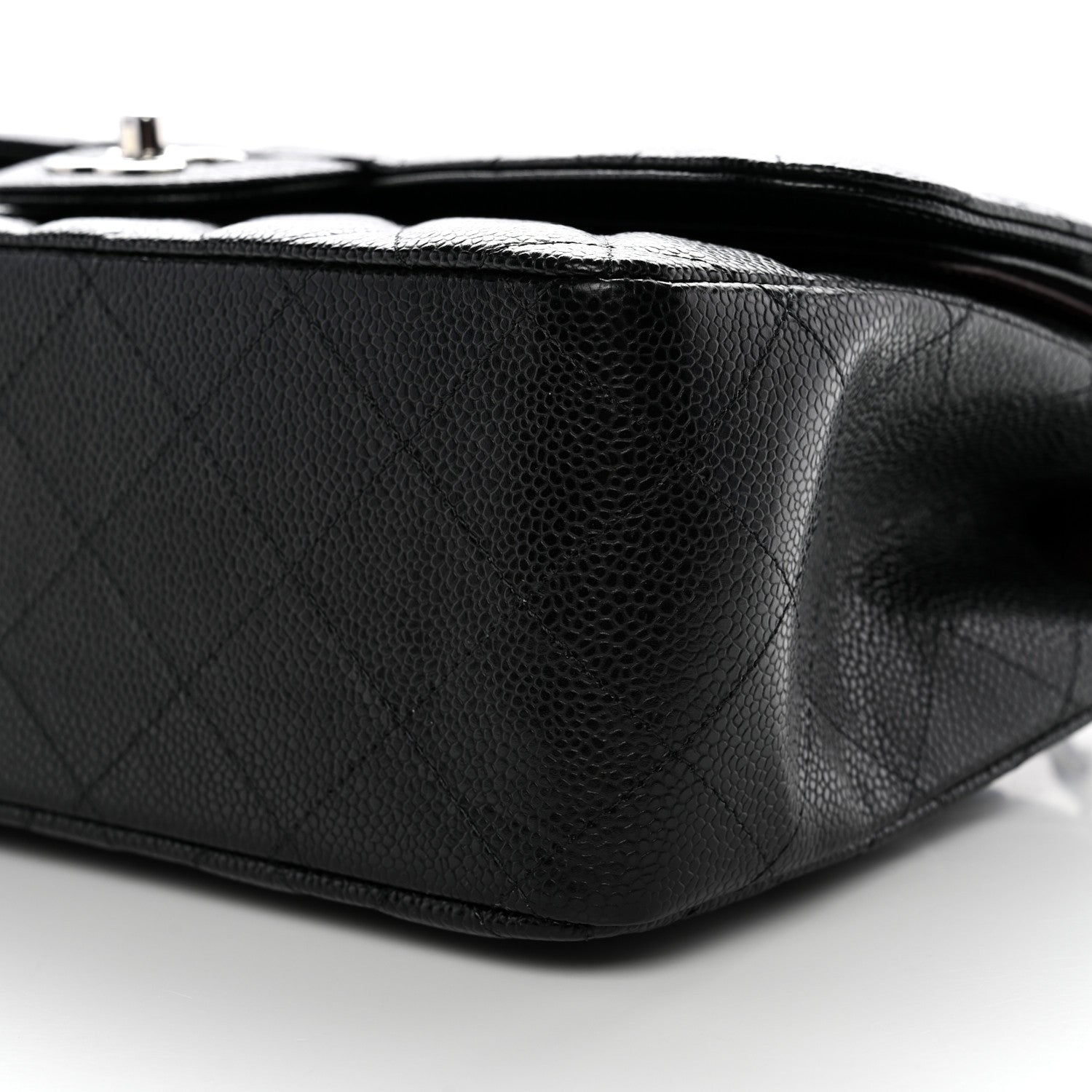 Chanel Caviar Quilted Jumbo Double Flap Black