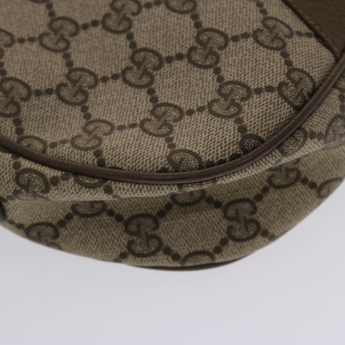 GUCCI GG Canvas Web Sherry Line Clutch Bag Beige Red Green 89 01 034  49787