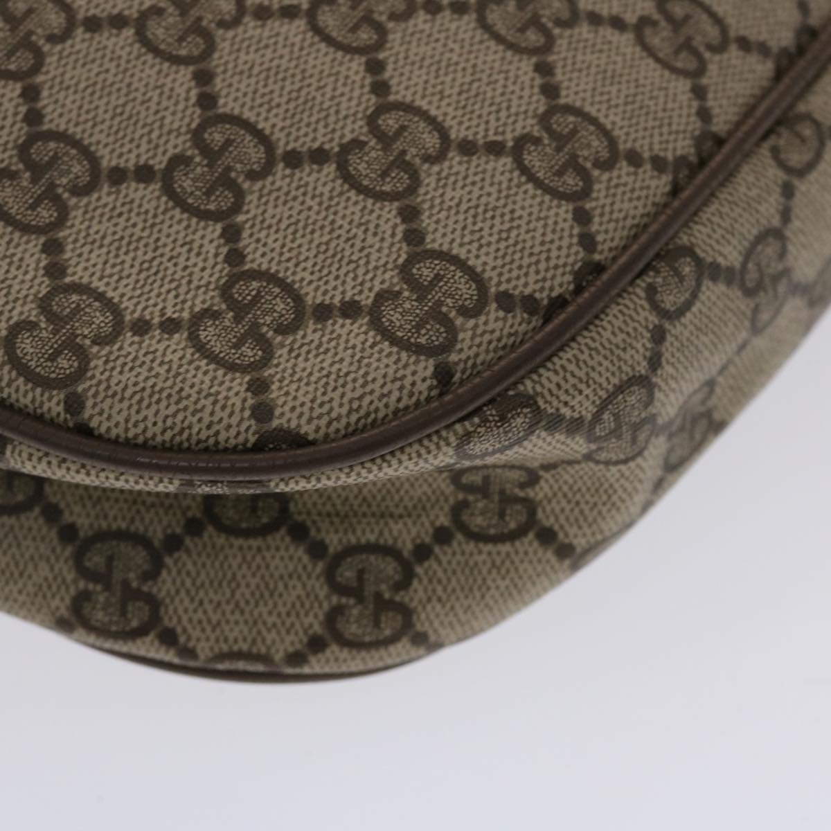 GUCCI GG Canvas Web Sherry Line Clutch Bag Beige Red Green 89 01 034  49787