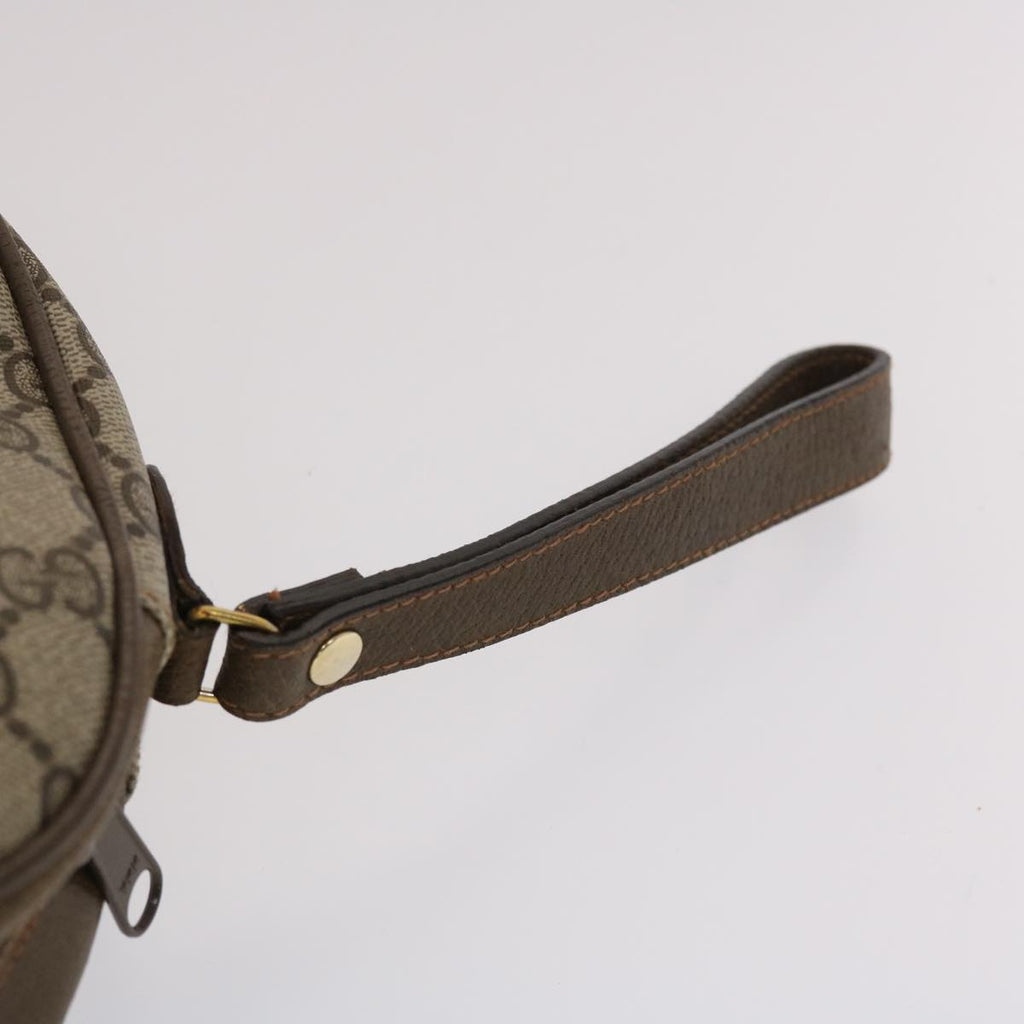 GUCCI GG Canvas Web Sherry Line Clutch Bag Beige Red Green 89 01 034  49787