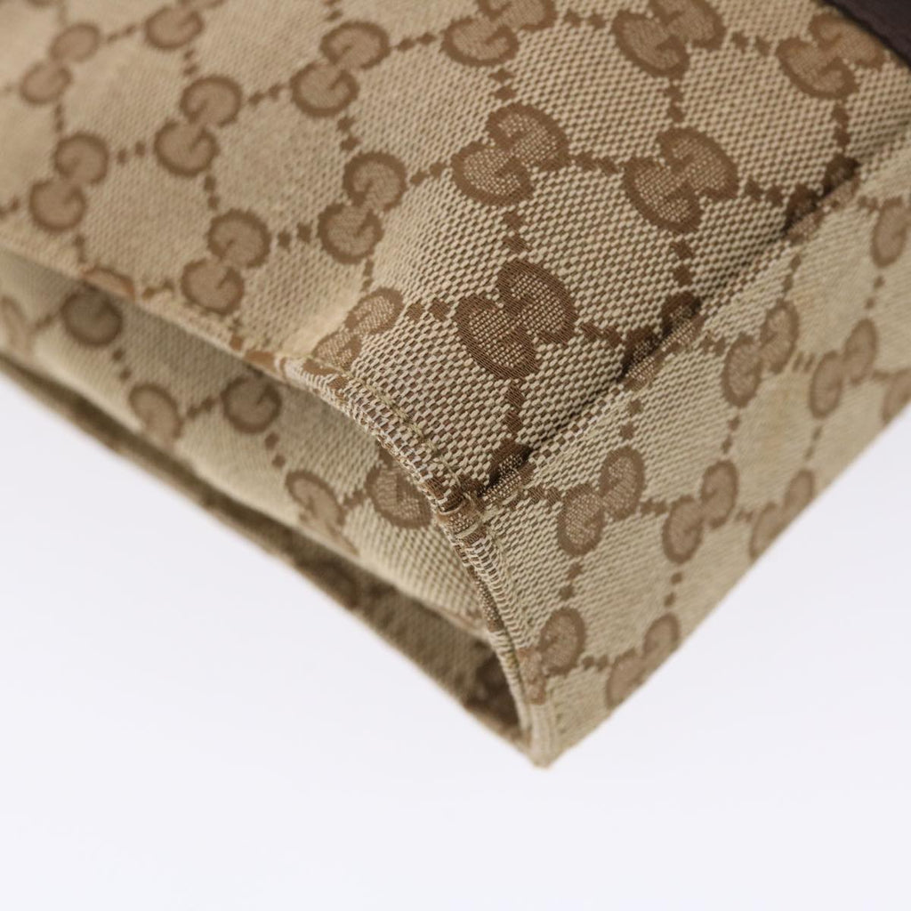GUCCI GG Canvas Jackie Hand Bag Beige 001 3734  49789