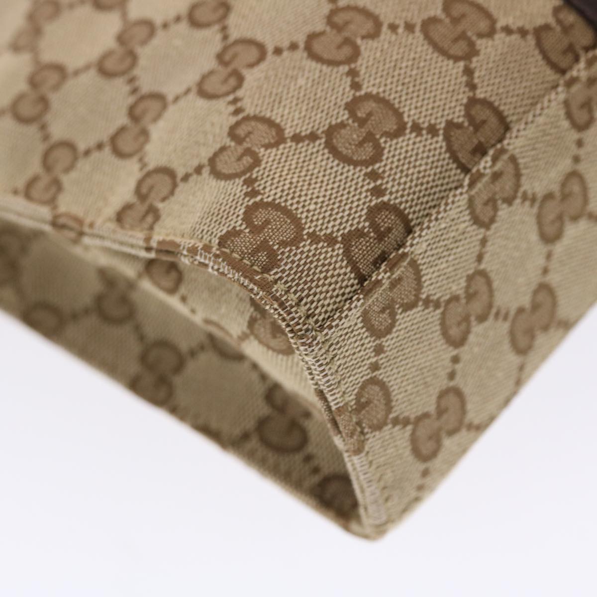 GUCCI GG Canvas Jackie Hand Bag Beige 001 3734  49789