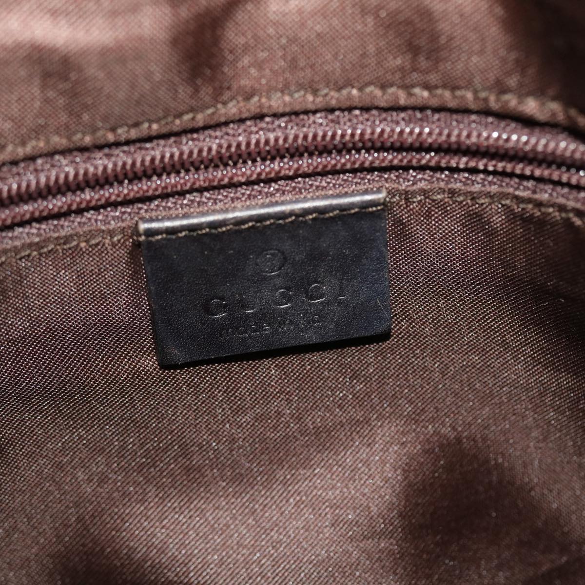 GUCCI GG Canvas Jackie Hand Bag Beige 001 3734  49789