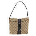 GUCCI GG Canvas Jackie Hand Bag Beige 001 3734  49789