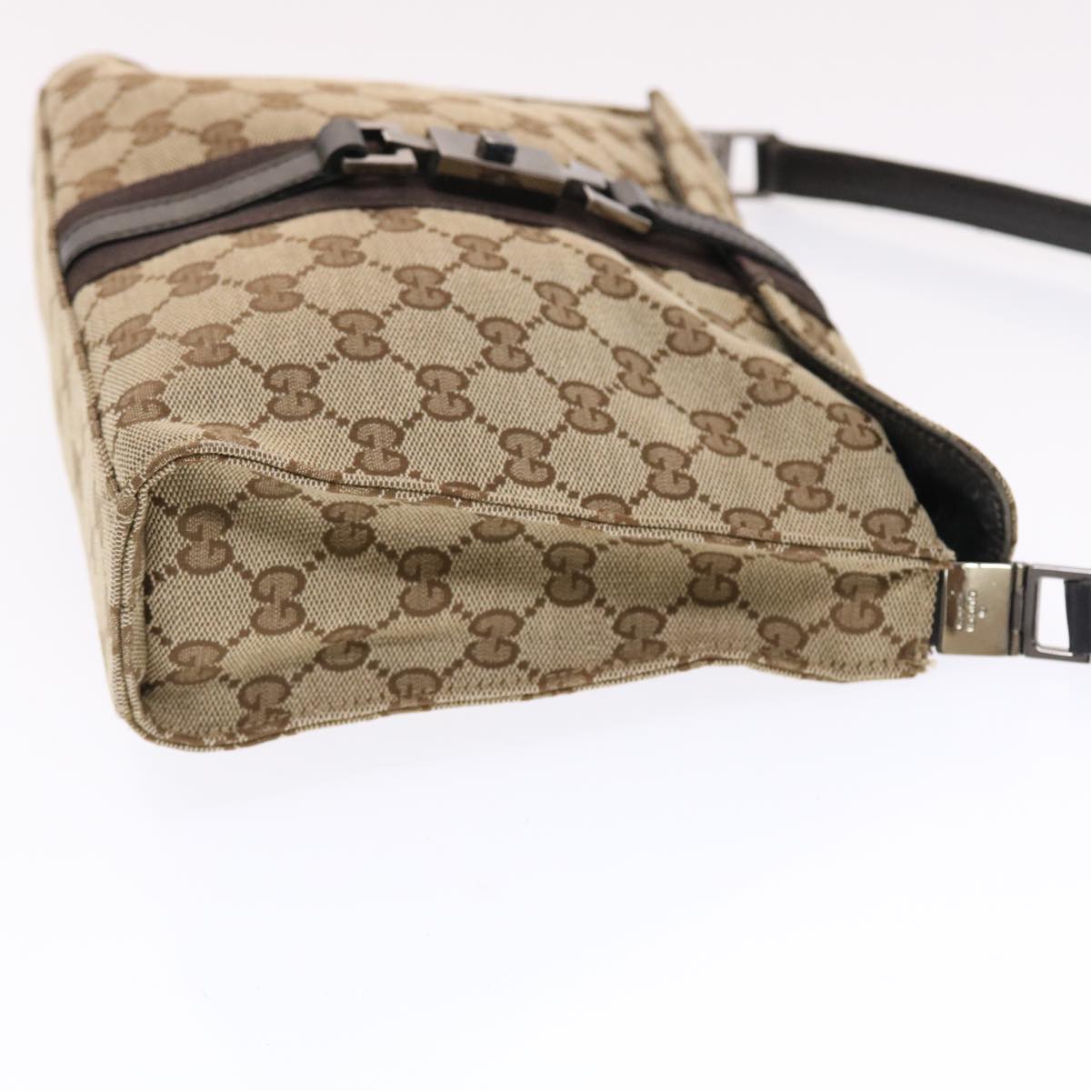 GUCCI GG Canvas Jackie Hand Bag Beige 001 3734  49789