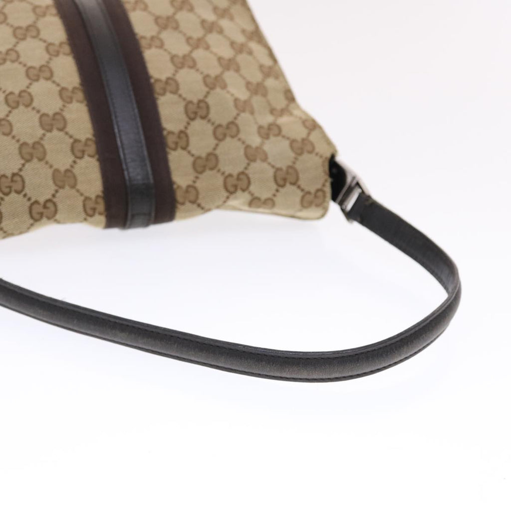 GUCCI GG Canvas Jackie Hand Bag Beige 001 3734  49789