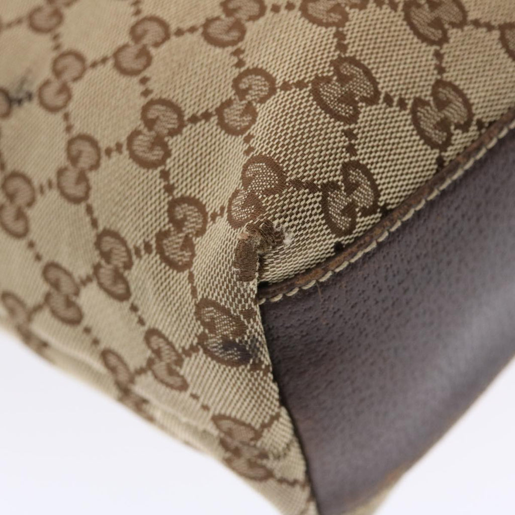 GUCCI GG Canvas Tote Bag Beige 153361  49790